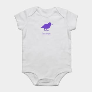 Purple Sandpiper Baby Bodysuit